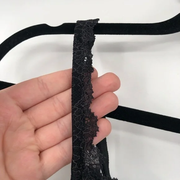 VICTORIA'S SECRET Dream Angels Unlined Demi Bra 34D Black Lace Sheer Sexy Bra - Picture 3 of 11